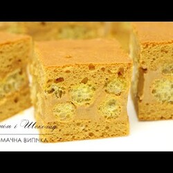 КАРАМЕЛЬНИЙ ПЛЯЦОК "ІРИСКА" з кукурудзяними паличками - смачна, проста, швидка випічка.