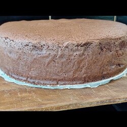 Мой "фирменный" рецепт ШОКОЛАДНОГО бисквита. Ничего не разделяю, без разрыхлителя и крахмала.