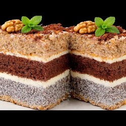 Пляцок ЖІНОЧІ ПРИМХИ с заварным кремом на сметане со сливками