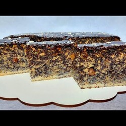 Японський МАКІВНИК з яблуками. Рецепт вологого маківника. Пиріг з маком