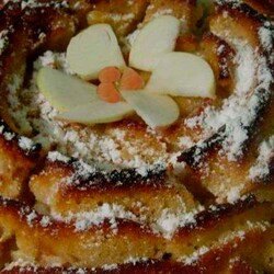 Ванильный манник с яблочной начинкой | Recept-Fresh