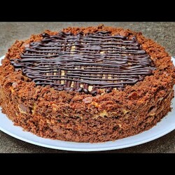 "Безумно вкусный" шоколадный торт (с новым кремом).