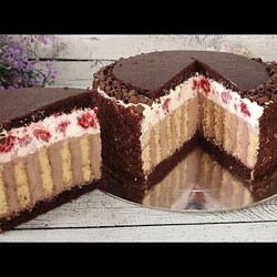 Эффектный вкуснейший торт КАРУСЕЛЬ! Очень нежный, тает во рту! Быстро и очень вкусно! Без желатина!