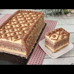 ЛЕГЕНДАРНЫЙ Бакинский торт АПШЕРОН! Быстрый вариант без муки и глютена! Тает во рту!