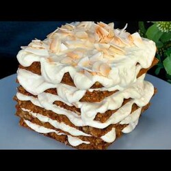 Без муки! Без сахара! Просто смешайте овсяные хлопья с морковью - Овсяный домашний торт за 15 минут!