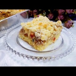 яблочный пирог с апельсиновым соусом