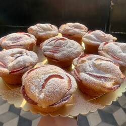 печенье со сливами - яблоками