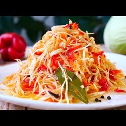 Салат из Капусты в  Горячем Маринаде,  Вкуснятина Нереальная | Ольга Матвей