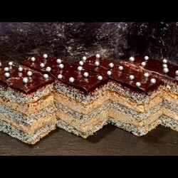 Украинский "МАКОВЫЙ УГОЛОК"- неповторимый торт с кофейным кремом! Давний Львовский рецепт