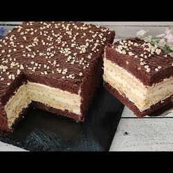 Знаменитый вкуснейший торт КРЕЩАТЫЙ ЯР! Быстрый и бюджетный вариант! Без сливок и желатина!