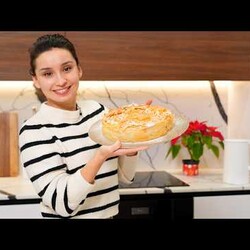 СУПЕР вкусный и красивый ПИРОГ с яблоками "Вуаль невесты"!