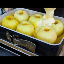 яблочный пирог с творогом и йогуртом