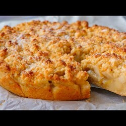 Яблочный ПИРОГ   много начинки (Apple Pie)