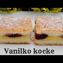 BRZA POSLASTICA, VANILKO KOCKE, PREDIVAN KOLAČ KOJI ĆE VAS SIGURNO ODUŠEVITI