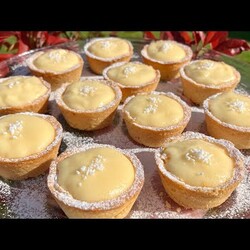 корзиночки с пудингом