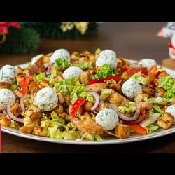 Новый и Неизбитый «Новогодний» Салат на Праздничный стол! Шикарный салат на Новый Год 2022