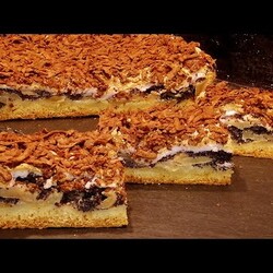 ВЫПЕКАЕТСЯ ОДНИМ КОРЖОМ! Торт без крема с яблоками и маком! Простой и одновременно изысканный десерт