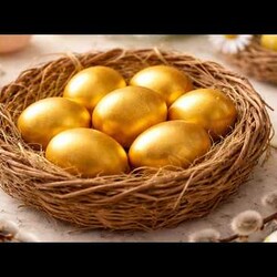 Farbanje jaja bez hemije -  zlatna jaja, svi me pitaju kako