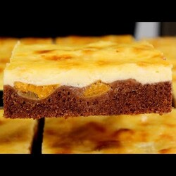 Идеальный ПИРОГ К ЧАЮ! Шоколадное тесто, много сочных абрикосов и нежный творожный крем | ЭТО ПРОСТО