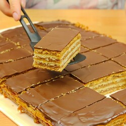 Венгерский ПИРОГ (Пирожные) ЖЕРБО, Очень Вкусный! English subtitles