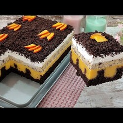 Роскошный Торт ДОМИНИКАНА! Со вкусом Тропических Фруктов! Недорогой вкуснейший торт! Без желатина!