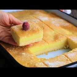 Пирог с начинкой из пудинга