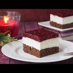 Ciasto kokosowo-wiśniowe