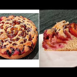 Пирог со Сливами ФЛАМЕНКО! Сочный, воздушный и ароматный! Очень Вкусно, Быстро и Недорого!