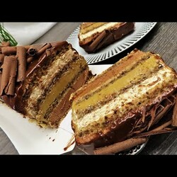 торт с 3 кремами