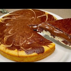 зебра с шоколадным пудингом