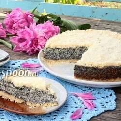 Немецкий маковый творожник