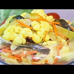 Овощи по-корейски в маринаде! Рецепт вкуснейших маринованных овощей! Корейская кухня!