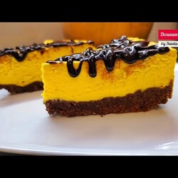 Яскравий Сирник з гарбузом Pumpkin cheesecake
