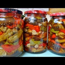 Баклажаны на зиму по новому,  лучшая заготовка! Понравится всем! Слов нет,  как вкусно!