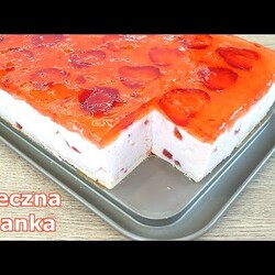 Truskawkowe PTASIE MLECZKO - puszyste mleczne pianki  szybki deser z 4 składników