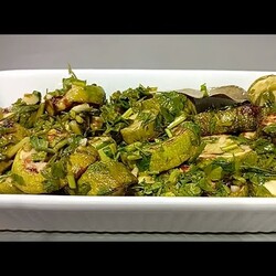 Салат из Маринованных кабачков!!! Можно есть сразу после приготовления!!!