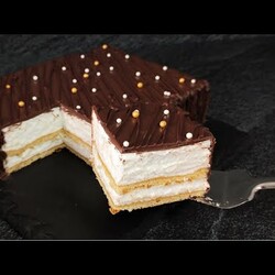 Самый бюджетный и воздушный торт ПТИЧЬЕ МОЛОКО! на желатине ручным миксером!