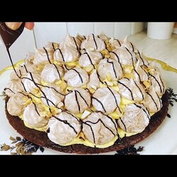 ШОКОЛАД +МАНДАРИН  - Без Духовки -  ЧУДО ТОРТ "Графские развалины"