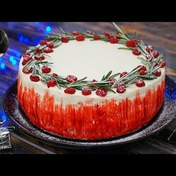 Торт "Взрыв вкусов"! Бисквитный торт с ягодами | Кулинарим с Таней