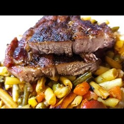 Свинина запечённая с овощами