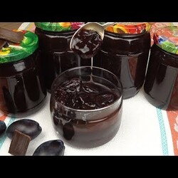 Слива в шоколаде.  Простой рецепт варенья | Plum in chocolate.  Easy jam recipe