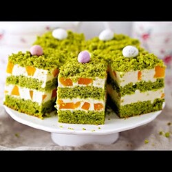 Ciasto leśny mech z brzoskwiniami – PRZEPIS – Mała Cukierenka