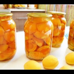 И 50 банок будет мало  Сочные сладкие абрикосы в сиропе на зиму
