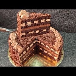 знаменитый нереально вкусный бразильский шоколадный торт БРИГАДЕЙРО! Без желатина! Огромный торт!