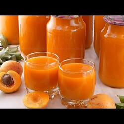 Абрикосовый сок на зиму в домашних условиях без соковыжималки! Натуральный абрикосовый нектар!