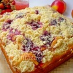 Яблочный пирог с вареньем и штрейзелем