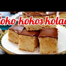 Čoko kokos kolač na čaše