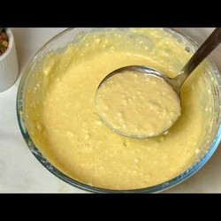 Просто добавьте 1 яйцо и немного творога в кефир! Так вкусно, что готовлю часто! За 5 минут работы!