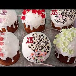 Быстрая ХОЛОДНАЯ Глазурь на ЖЕЛАТИНЕ Без Сиропа! Не Липнет и Не Крошится! Украшение Куличей