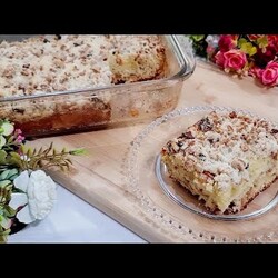 яблочный пирог с мюсли